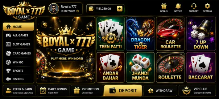 Royal x 777 Game